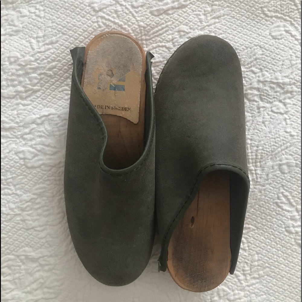 Vintage Made In Sweden Clogs